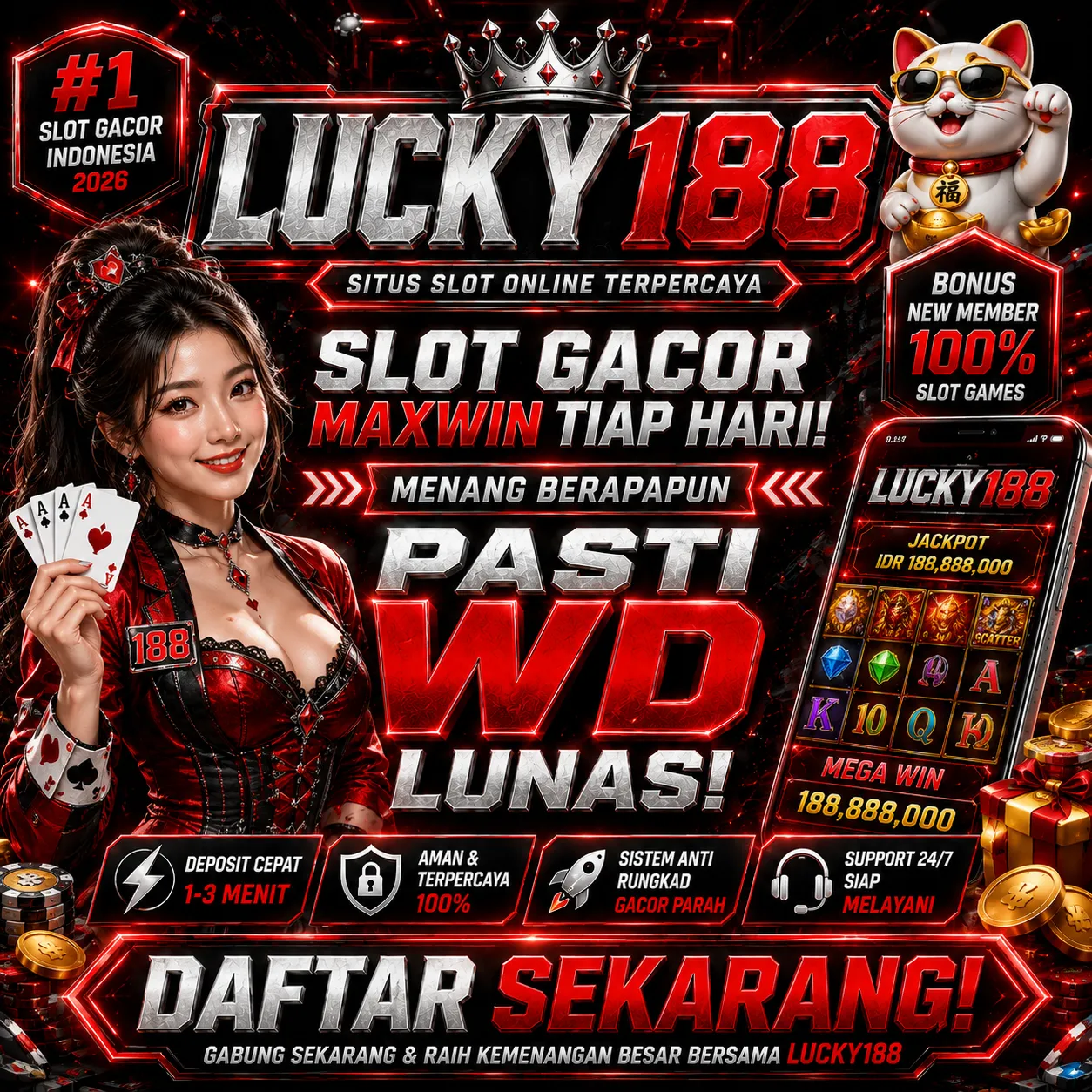 LUCKY188 Banner
